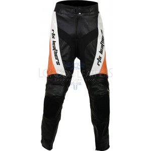 RTX Violator Orange Pro Biker Leather Trouser